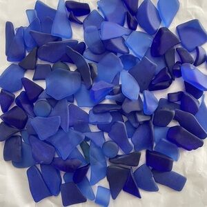 Pretty Blue Cultured Seaglass
